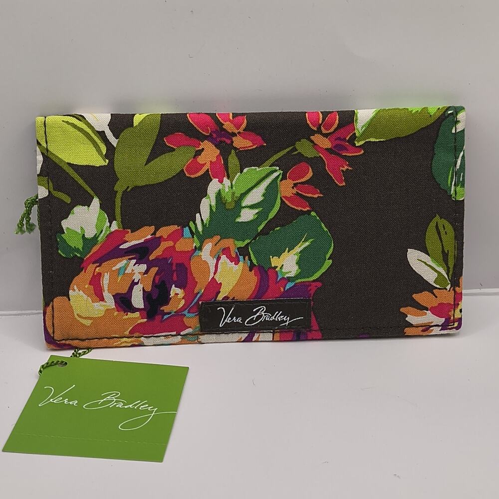 Vera Bradley Checkbook Cover In English Rose Retired pattern - NWT